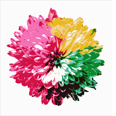 K-Means color quantization — example output